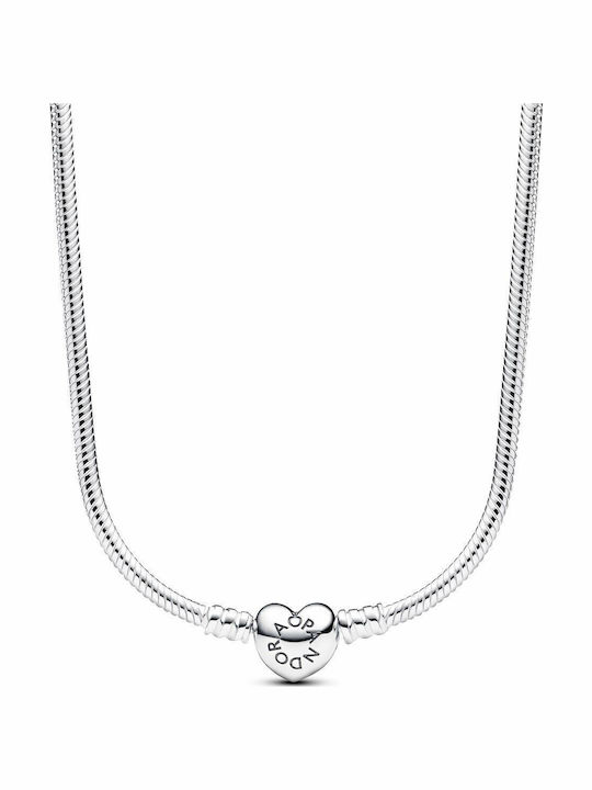 Pandora Necklace Made Of Silver Pandora Necklace Made Of Silver