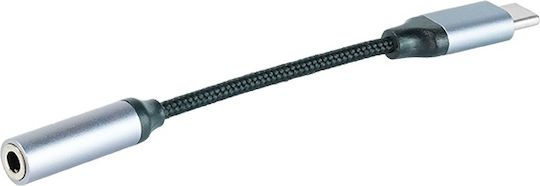 Beline Μετατροπέας USB-C male σε 3.5mm female Γκρι 1τμχ