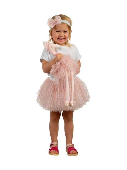 Stephen Joseph Σετ Παιδική Φούστα Tutu & Headband Flamingo 2-3 Ετών