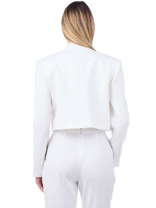 Pinko Women's Crepe Blazer White