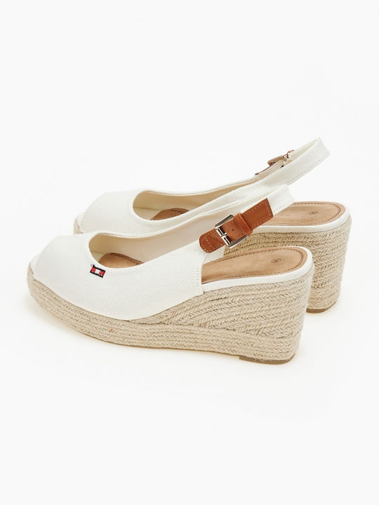 Issue Fashion Platforme dama în stil espadrile Bej