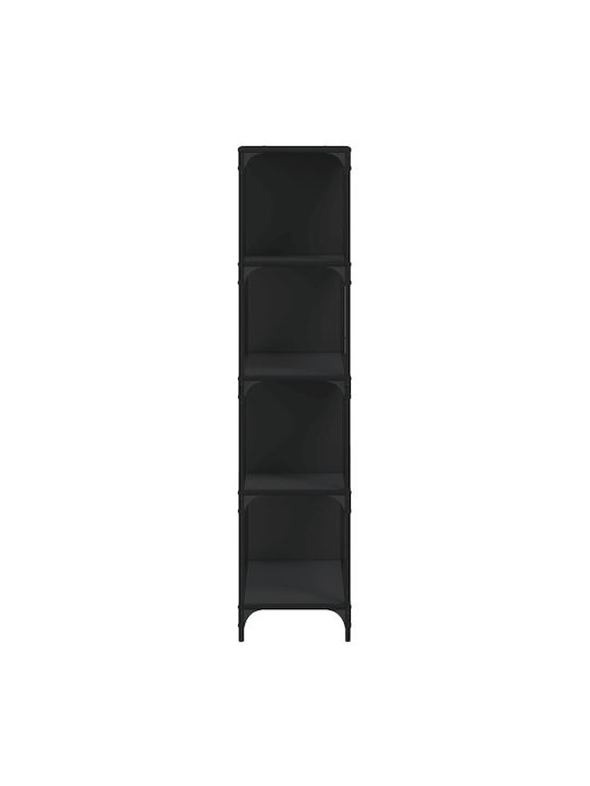 Bibliothek Black Velvet-Black Metal 139x33.5x149cm