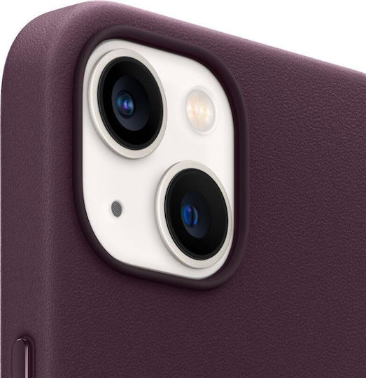 Apple Back Cover Leather Dark Cherry (iPhone 13 mini)