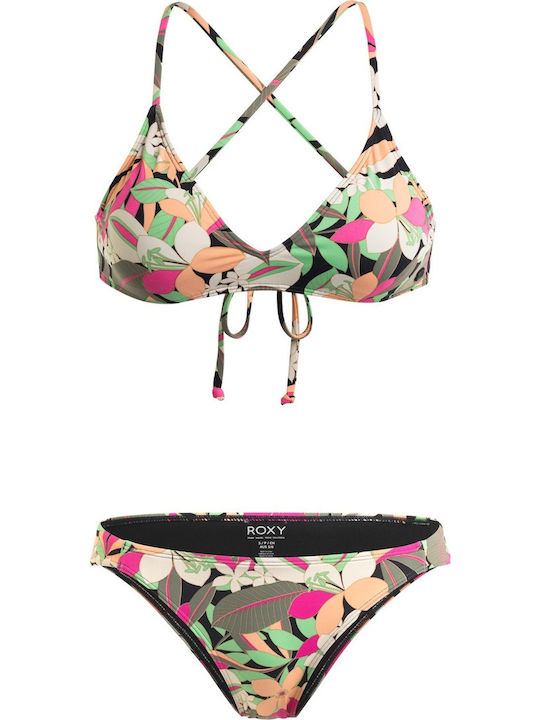 Sport Bikini Set Triangle Top & Slip Bottom Beach Classics Anthracite