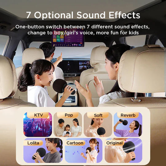 Joyroom Безжично Караоке Микрофон JR MC6 Червен