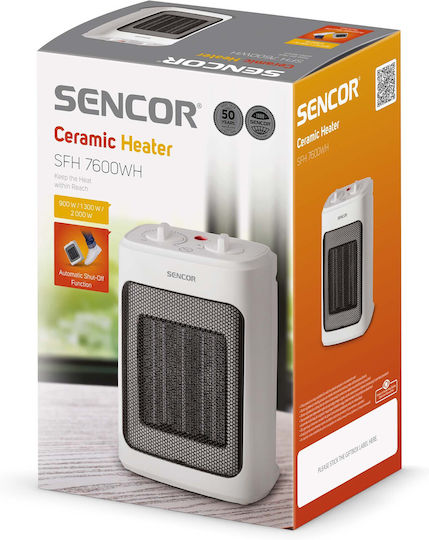 Sencor Ceramic Fan Heater Room Floor 2000W