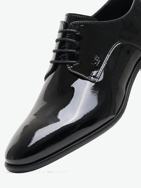 Boss Shoes Ανδρικά Σκαρπίνια Black Loustrini