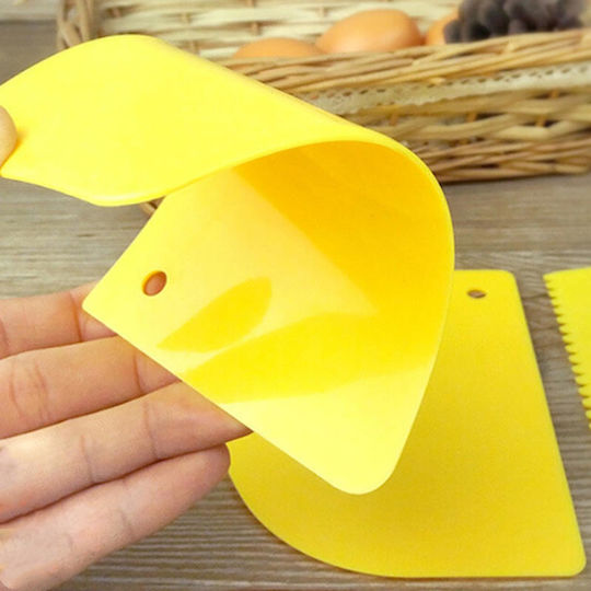 Spatulă de Patiserie Plastic 8cm 3buc