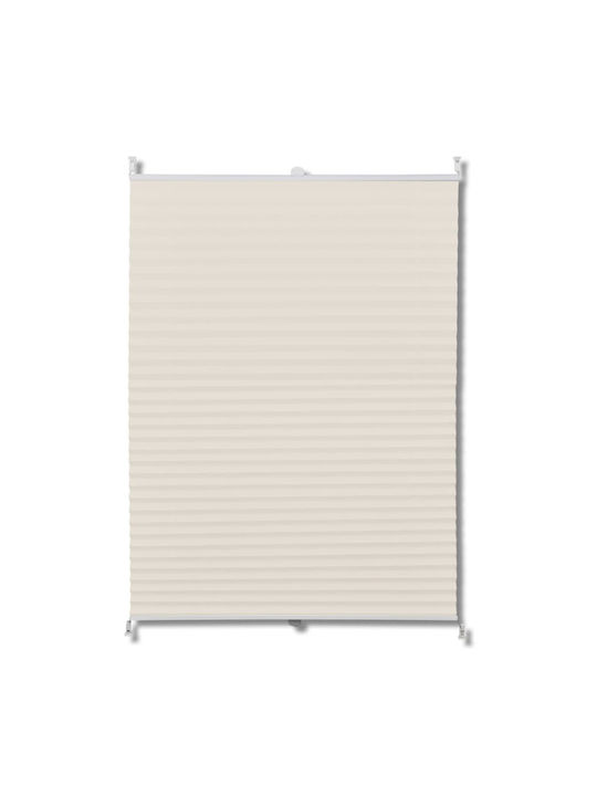 Cream Pleated Shade System 90 X 200 Hectare - Cream