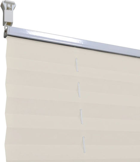 Cream Pleated Shade System 90 X 200 Hectare - Cream