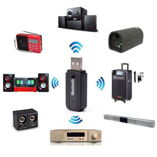 Verk Group Bluetooth Receptor Bluetooth cu porturi de ieșire USB / Jack de 3,5 mm și Microfon