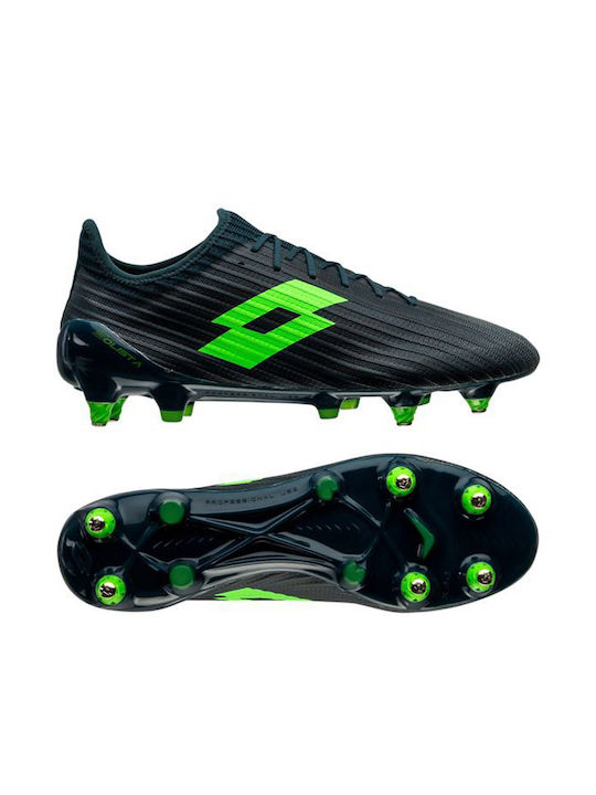 Lotto Solista 200 III SG Low Football Shoes with Cleats Black