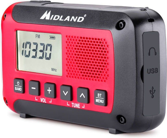 Midland Επαναφορτιζόμενος Φακός LED με Μέγιστη Φωτεινότητα 130lm