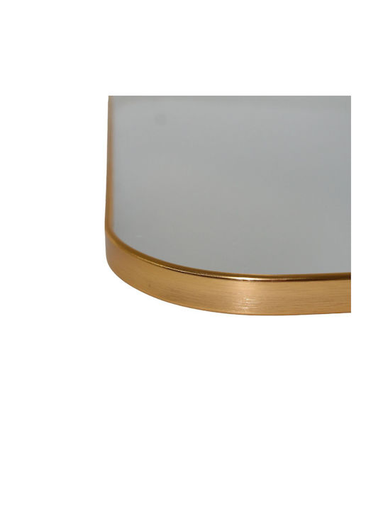 Koopman Wandspiegel mit Gold Metallisch Rahmen 55x45cm 1Stück