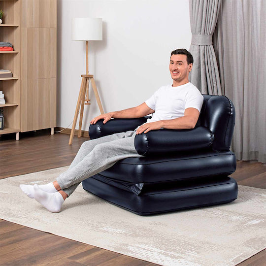 Bestway Inflatable Chair Black 191 X 38 X 25 Cm