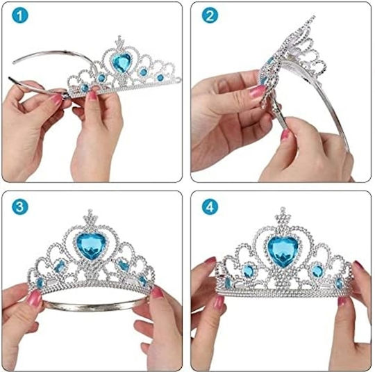 Elsa Frozen Accesorii Pentru Carnaval Din Plastic 4 Bucăți