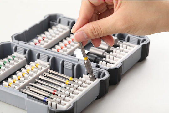 Set de burghie Bosch Professional, 40 piese (pick and click, capete de șurubelniță extra dure, cu suport universal) - Exclusiv Amazon