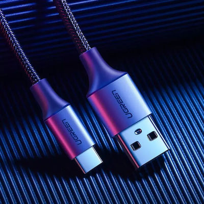 Ugreen USB 2.0 Кабел USB-C мъжки - USB-A мъжки Сив 0.5м (60125)