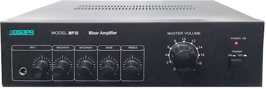 DSPPA MP35 Интегриран Hi-Fi усилвател Stereo Черен