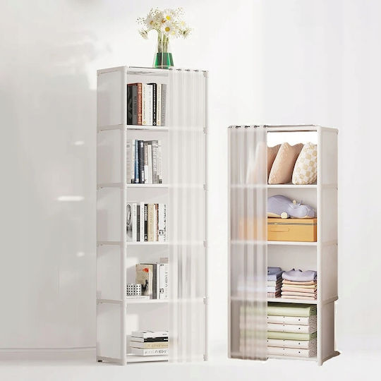 Doppeltür Kleiderschrank Schieben Ecru 80x28x125cm