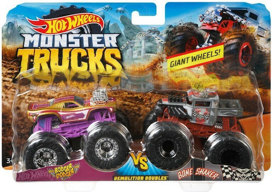 Hot Wheels Monster Trucks Cars Set Assorted 1:64 Monster Truck For 3+ Years (Various Designs) 2 pcs