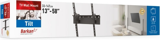 Barkan E314 Suport TV de perete până la 58" și 25kg Negru