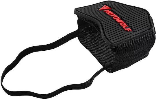 Motowolf Protecție pentru pantof pentru maneta de schimbare a vitezelor a motocicletei Negru