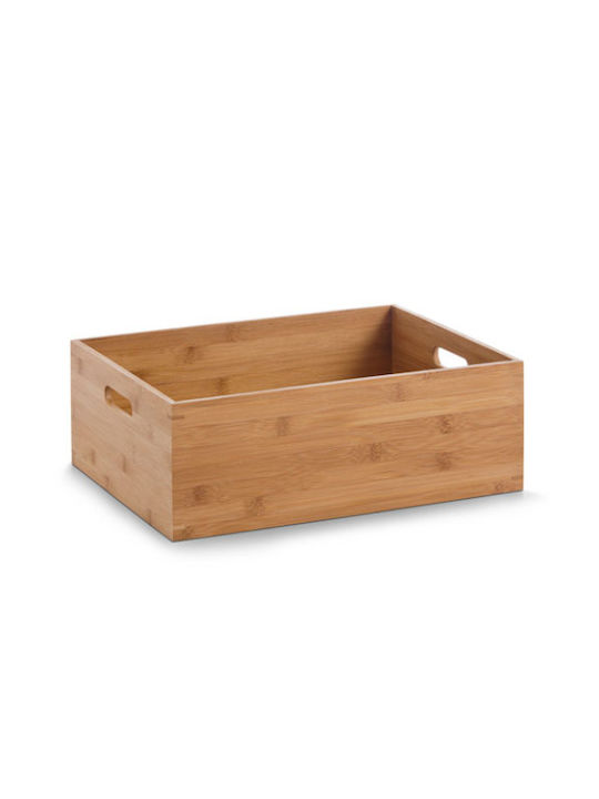 Zeller Wooden Storage Box with Lid Brown 30x40x14cm 1pcs