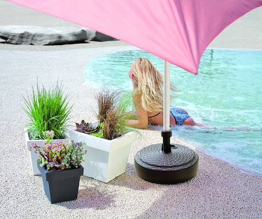 Prosperplast Umbrella Base Water - Sand Plastic 30-30mm 10lt Round White