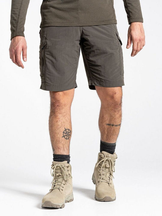 Craghoppers Nosilife Kurz Hose Wandern Khaki