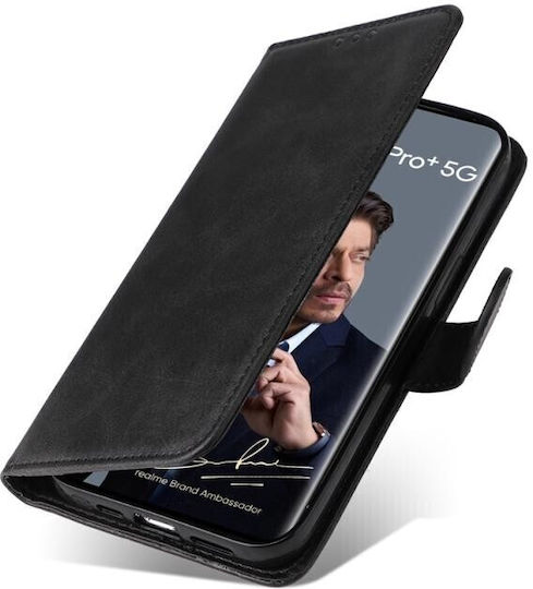 Classic Calf Texture Wallet Μαύρο (Realme 12 Pro 5G / 12 Pro+ Plus 5G)