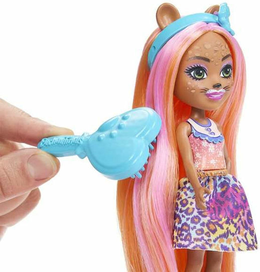Κούκλα Mattel Enchantimals Glam Party Tζέιτ 15 Cm