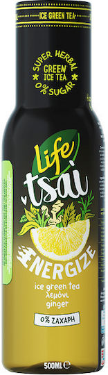 Life Ceai Cu Gheață Ceai Verde Și Lămâie Cu Carbonatare În Sticlă 500ml