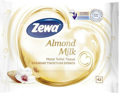 Zewa Zewa Almond Milk Χαρτί Υγείας Υγρό 42τεμ