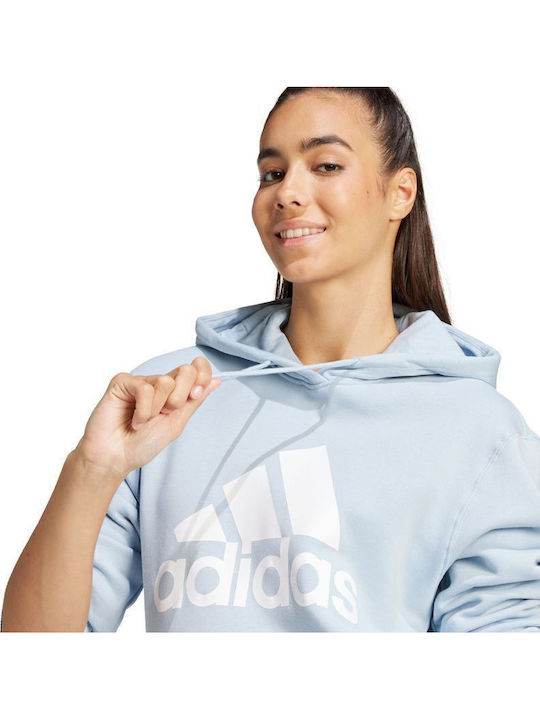 Essentials Damen Sweatshirt Kapuzen Hellblau