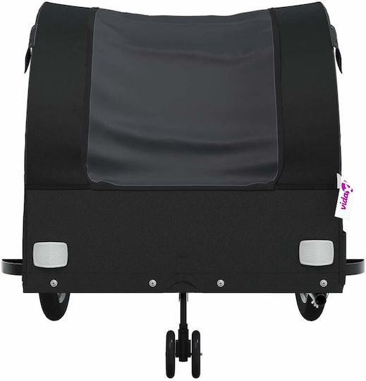 Vidaxl Remorcă Pentru Bicicletă Negru 45 Kg Fier