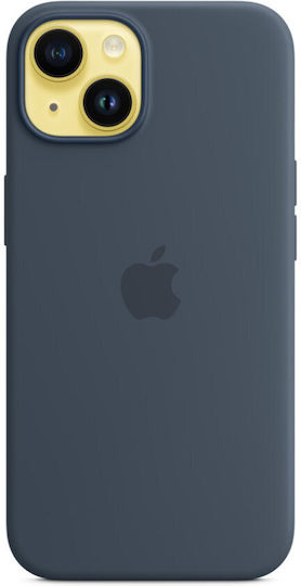 Apple Back Cover Silicone Storm Blue (iPhone 14)