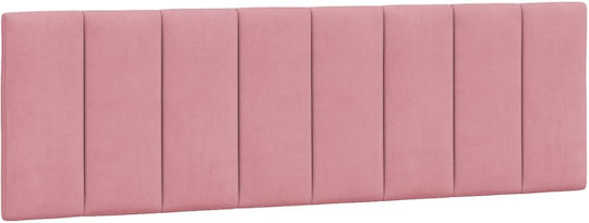 vidaXL Fabric Pink Pillow for Bed Headboard 160x45cm