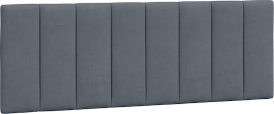 vidaXL Fabric Back Cushion for Bed Headboard Dark Gray 120x45cm