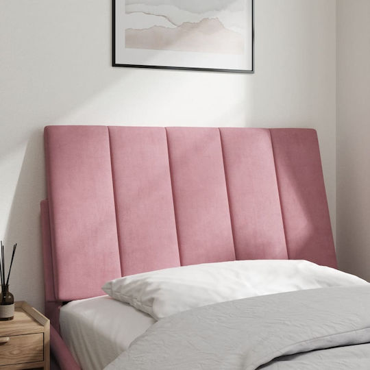 vidaXL Fabric Pink Bed Headboard Cushion 80x45cm