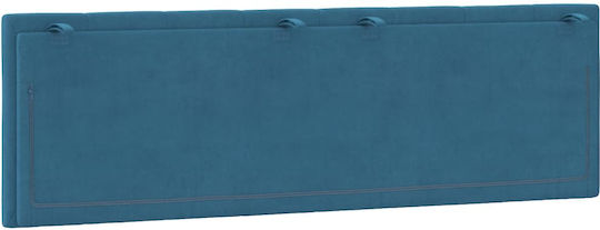 vidaXL Fabric Bed Headboard Cushion Blue 160x45cm