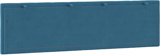 vidaXL Fabric Bed Headboard Cushion Blue 180x45cm