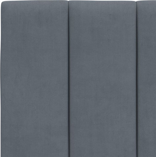 vidaXL Fabric Back Cushion for Bed Headboard Dark Gray 120x45cm