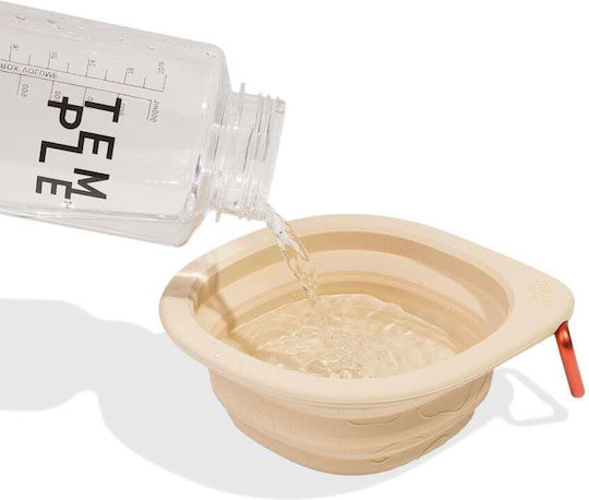 Zee-Dog Μπολ Φαγητού & Νερού για Σκύλο & Γάτα 600ml σε Μπεζ Χρώμα