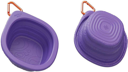 Zee-Dog Bowl Food & Water for Dog 600ml in Purple Color