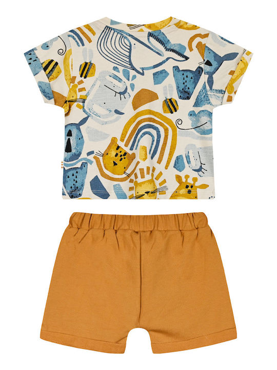 Kinder-Set mit Shorts Sommer 2Stück Ink Wild Animals