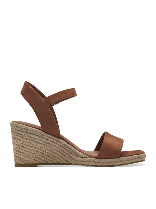 Anatomic Women's Ankle Strap Platforms Tabac Brown
