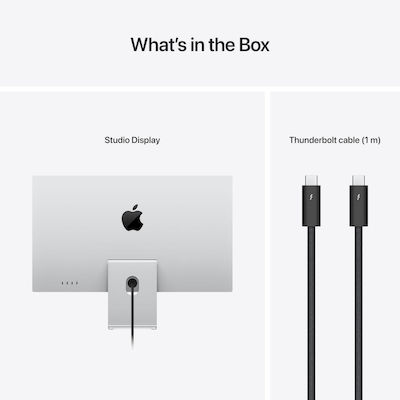 Apple Studio Display Monitor 27" 5120x2880 Tilt-Height Adjustable NanoTexture Glass Stand