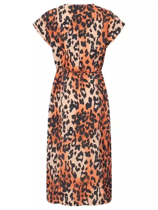 ICHI Dress Orange