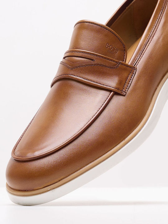 Men's Leather Moccasins Tabac Brown